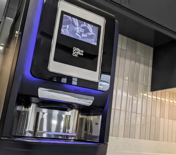 Coffee machine in school staff room